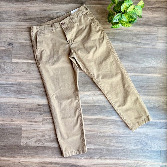American Eagle Original Straight Flex Lived-In Khaki Pants 34x30 – Classic Beige - Picture 2 of 16